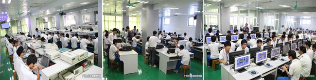 广州白云工商高级技工学校/技师学院学生学习场景